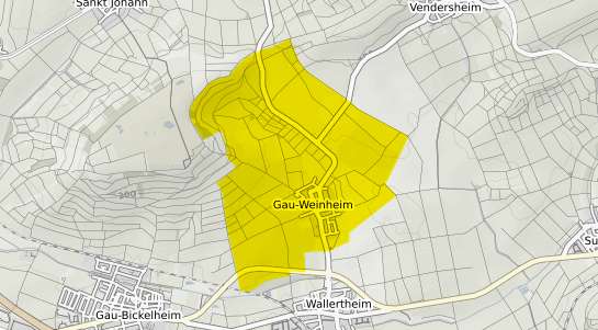 Immobilienpreisekarte Gau Weinheim
